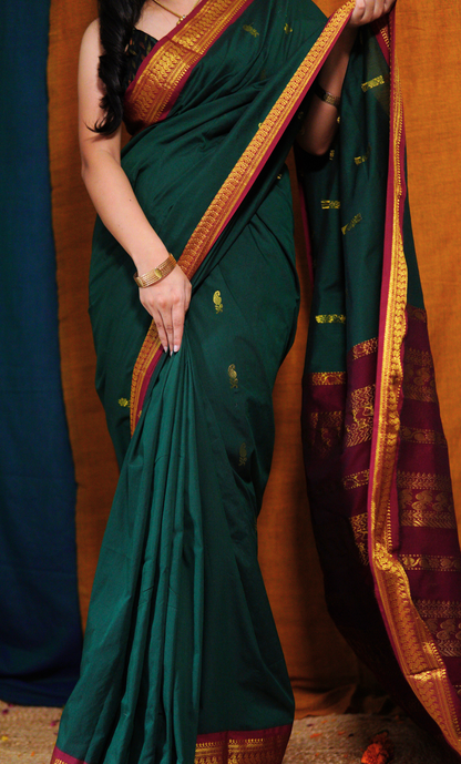 DINA - दिना (Premium Handloom Gadwal Silk Cotton)