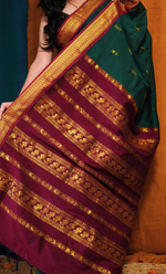 Load image into Gallery viewer, DINA - दिना (Premium Handloom Gadwal Silk Cotton)
