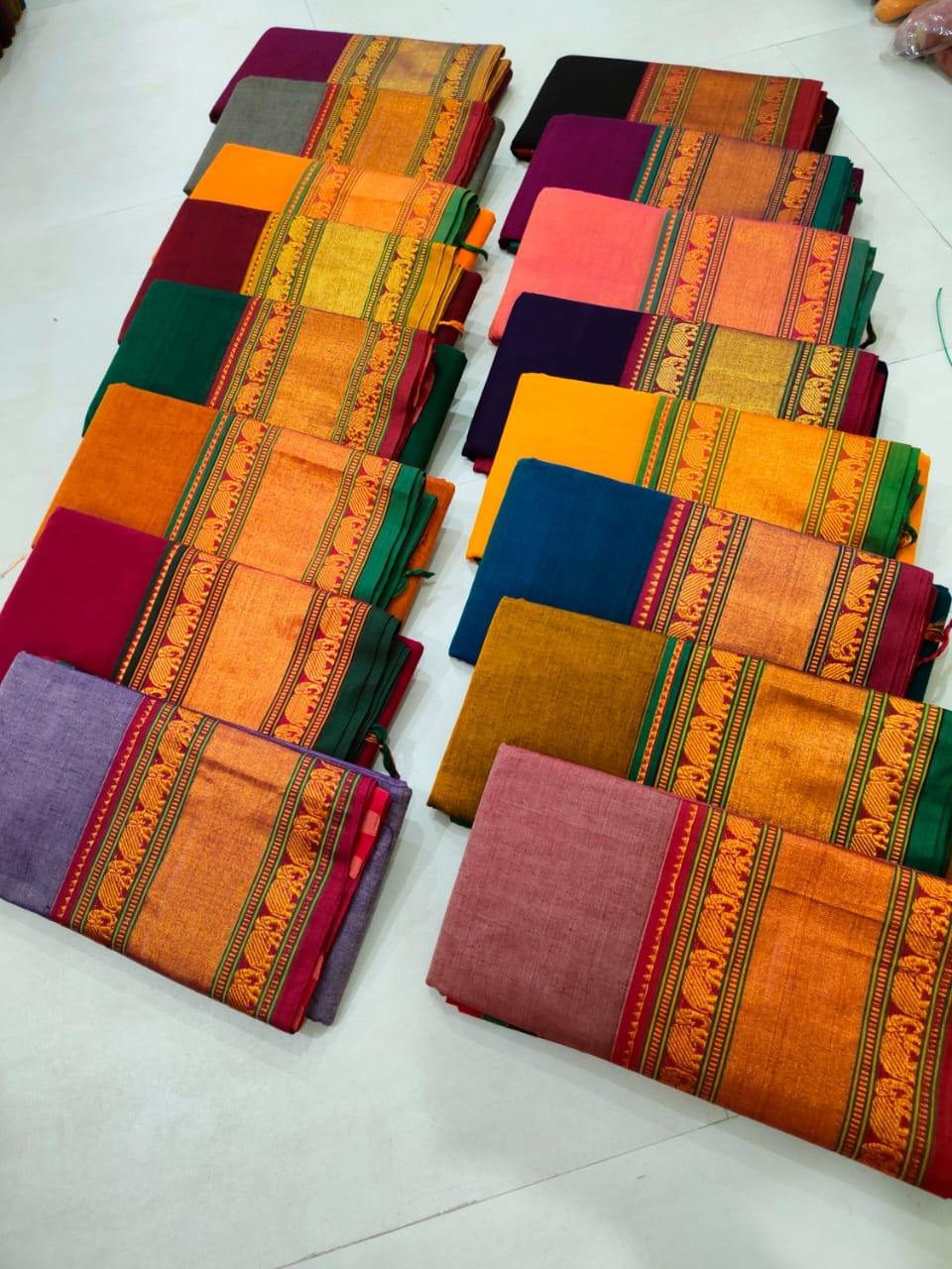 Beautiful color combinations of Narayanpet sarees | Beautiful color  combinations, Beautiful colors, Color