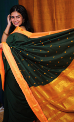 Load image into Gallery viewer, CHANDRIMA - चंद्रिमा (Premium Handloom Gadwal Silk Cotton)
