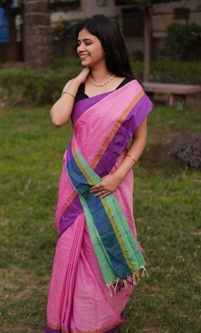 Gulaab - गुलाब (Premium Quality Kanjivaram Art Silk Saree)