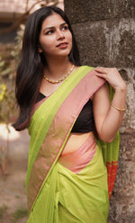 Load image into Gallery viewer, Kamal - कमल (Premium Quality Kanjivaram Art Silk Saree)
