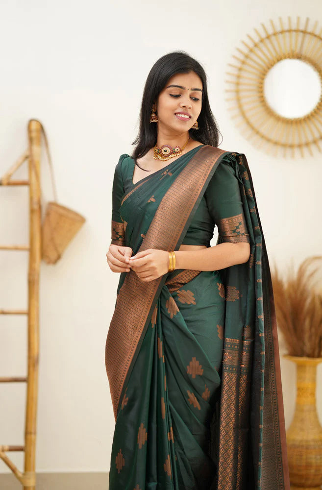 Lush Green (Premium Quality Silk)