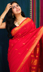 Load image into Gallery viewer, INDIRA - इंदिरा (Premium Handloom Gadwal Silk Cotton)
