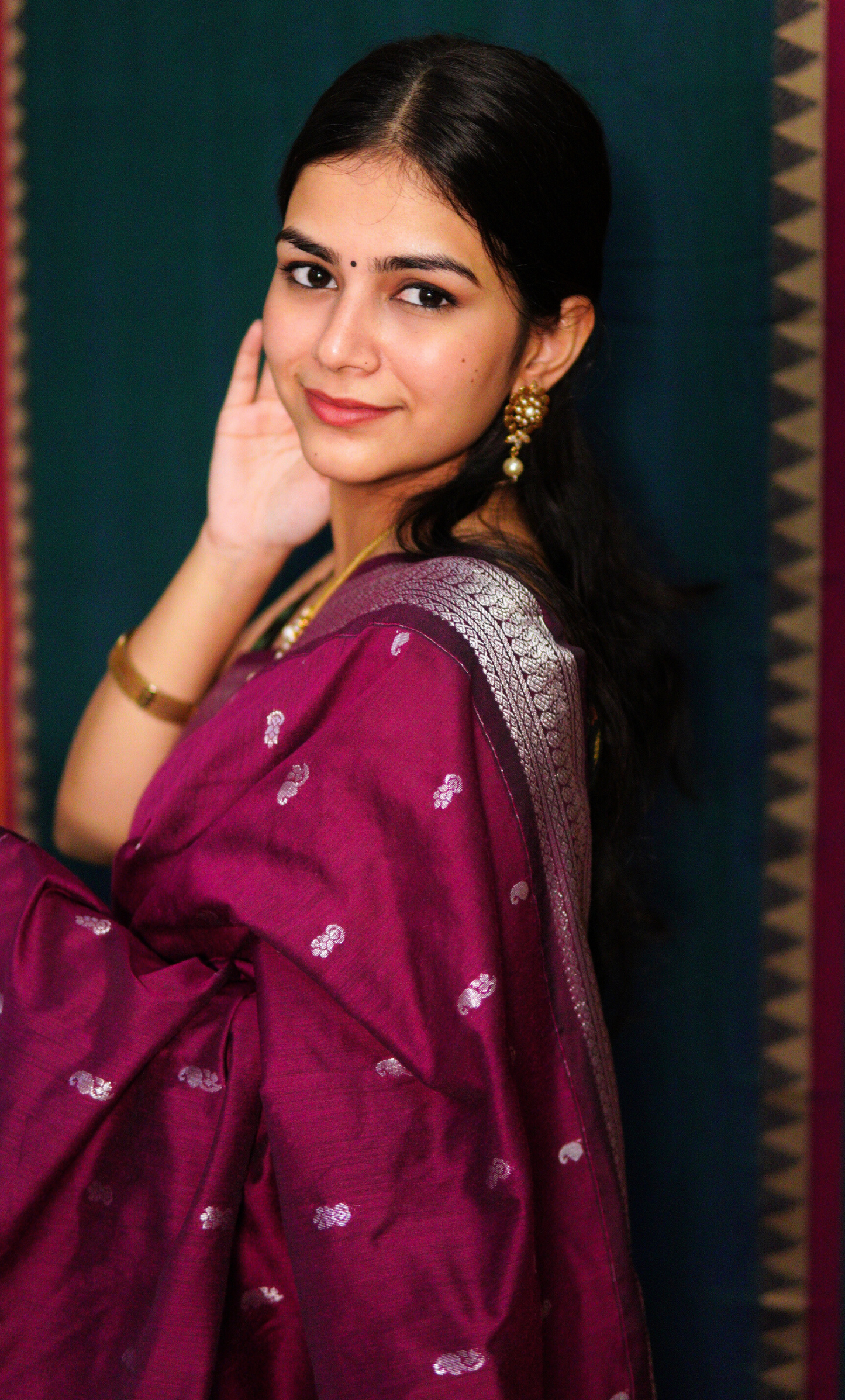 TANISHA - तनीषा (Premium Handloom Gadwal Silk Cotton)