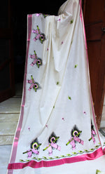 Load image into Gallery viewer, Megha - മേഘ (Traditional Kerala Cotton Saree)
