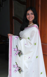 Load image into Gallery viewer, Megha - മേഘ (Traditional Kerala Cotton Saree)
