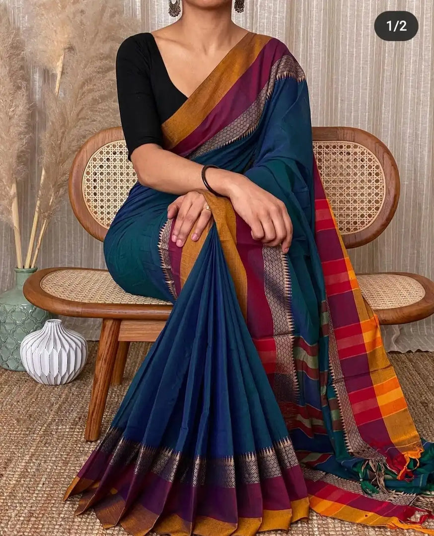 Pravritti - प्रवृत्ति (Narayanpet Handloom Pure Cotton)