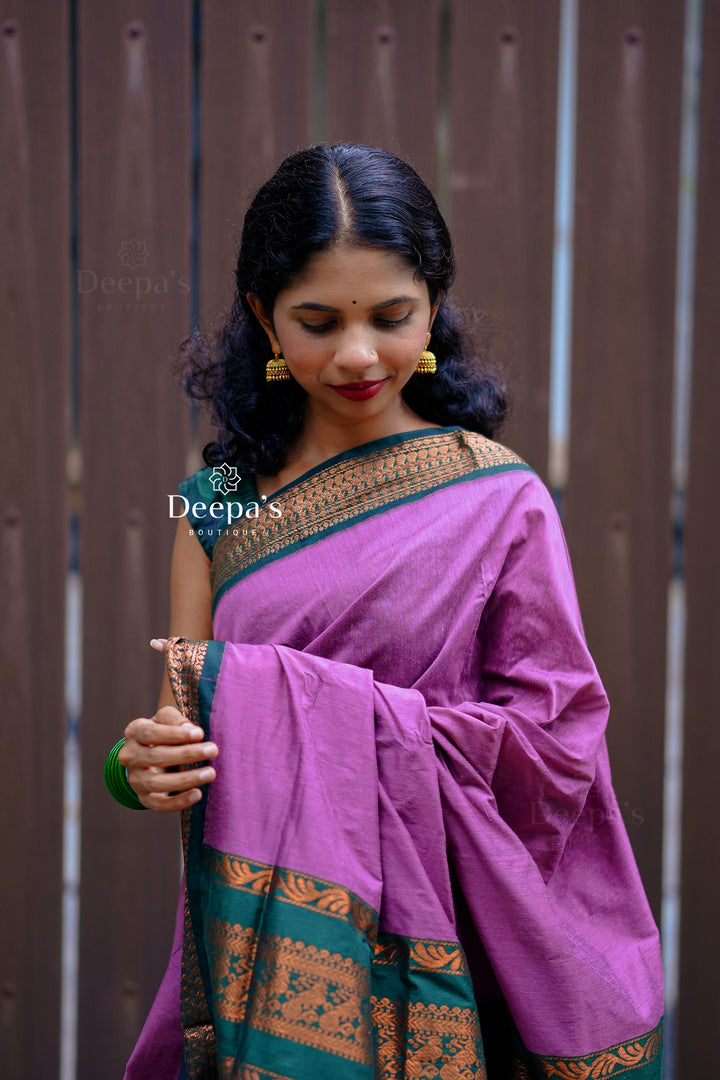 Dhenuka - ಧೇನುಕಾ (Premium Handloom Gadwal Silk Cotton)