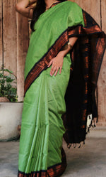 Load image into Gallery viewer, ARINITHI - अरिनिथि (Premium Handloom Gadwal Silk Cotton)
