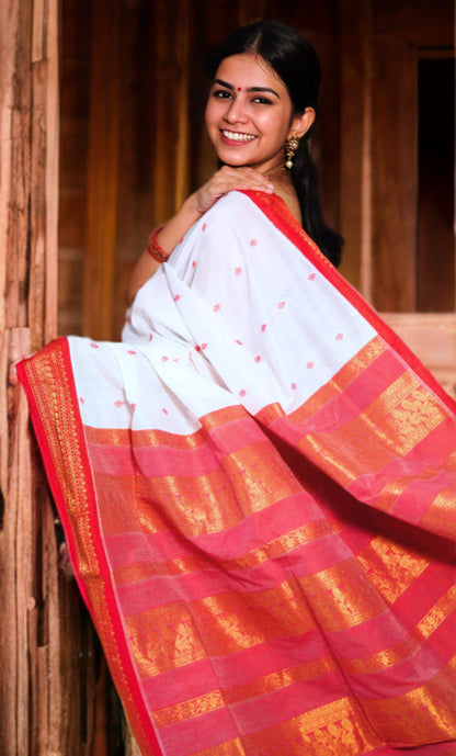 AGIRA - अगिरा (Premium Handloom Gadwal Silk Cotton)