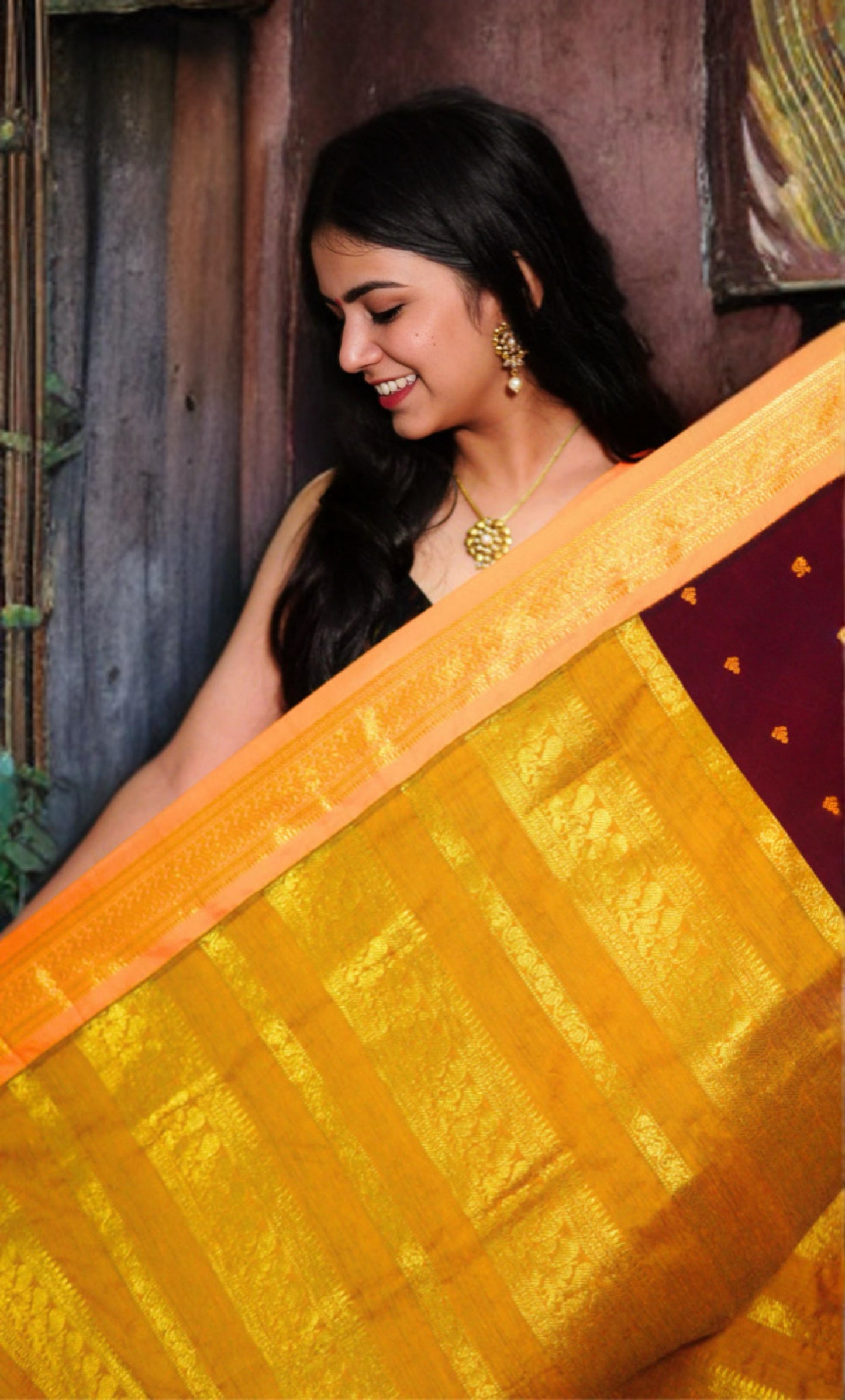 AMITHI - अमिठी (Premium Handloom Gadwal Silk Cotton)