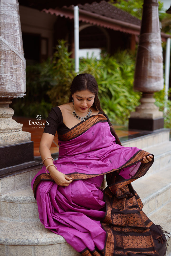 Varnika - വർണ്ണിക (Premium Handloom Gadwal Silk Cotton)