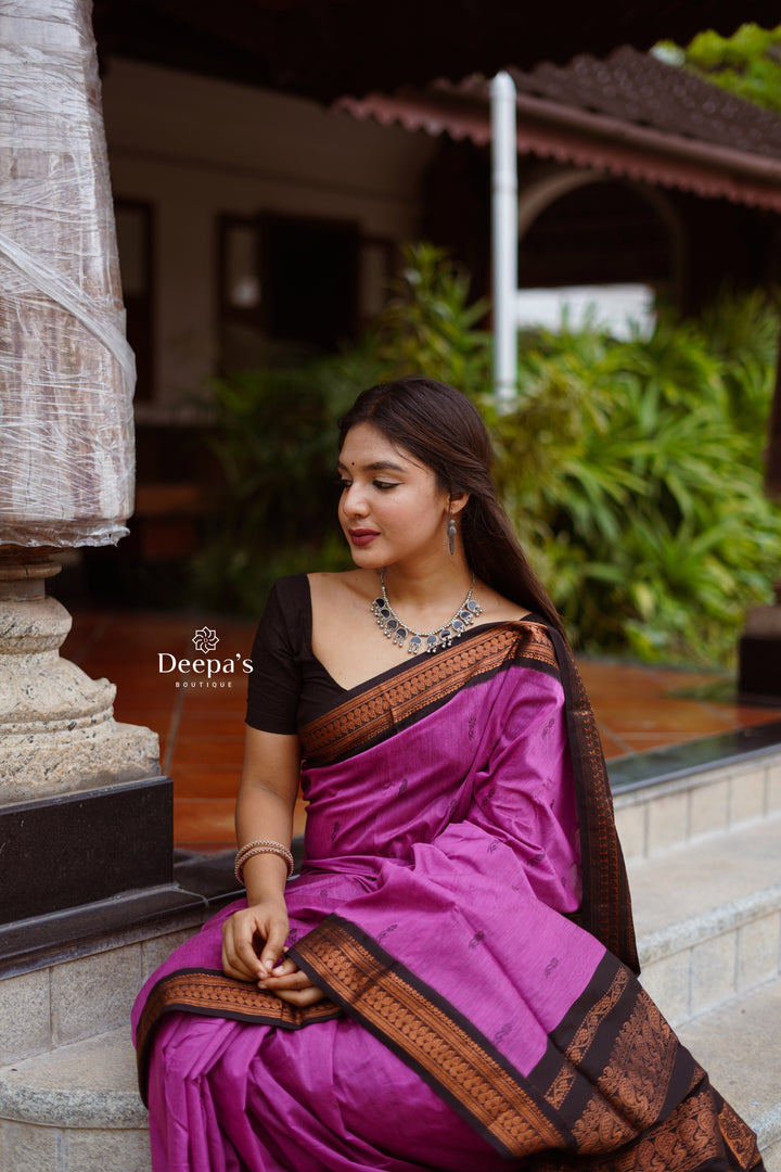 Varnika - വർണ്ണിക (Premium Handloom Gadwal Silk Cotton)