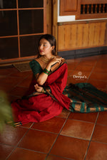 Load image into Gallery viewer, Shyama - श्यामा (Gadwal Silk Cotton)
