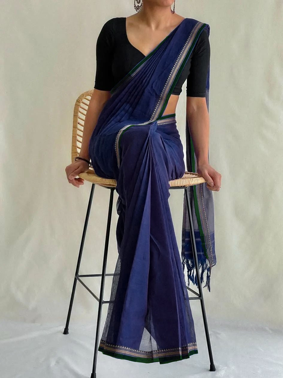 Dark Blue (Narayanpet Handloom Cotton)