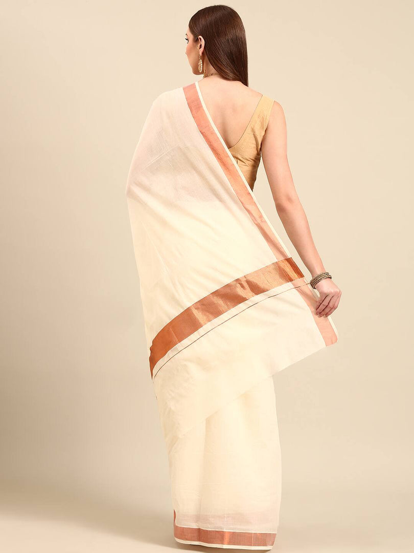 Kanakam - കനകം (Traditional Onam Kasavu Saree)