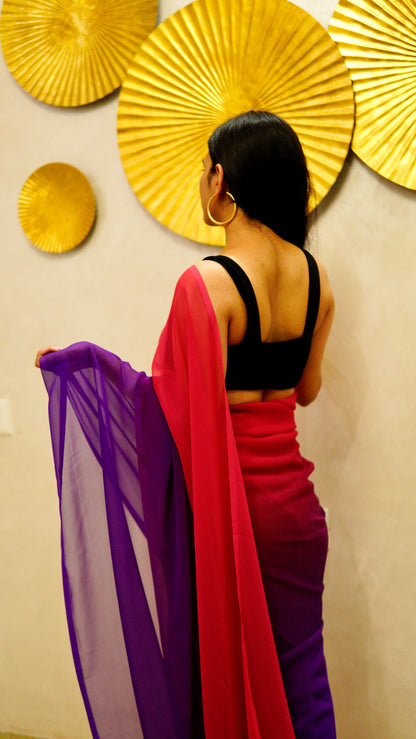 LASYA - (Premium 1 Minute Ready To Wear Saree)