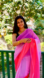 Load image into Gallery viewer, Majestic Dawn - (Premium 1 Minute Ready To Wear Saree)
