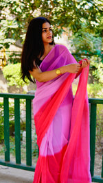 Load image into Gallery viewer, Majestic Dawn - (Premium 1 Minute Ready To Wear Saree)
