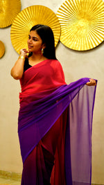 Load image into Gallery viewer, LASYA - (Premium 1 Minute Ready To Wear Saree)
