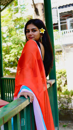 Load image into Gallery viewer, Mighty Dusk - (Premium 1 Minute Ready To Wear Saree)&nbsp;
