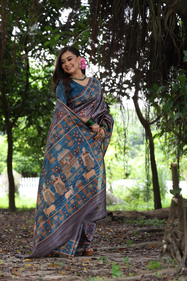 Haseen (Premium Tussar Silk)