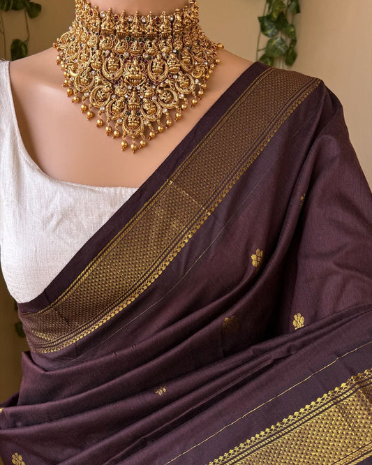 Devika - ദേവിക (Premium Handloom Gadwal Silk Cotton)