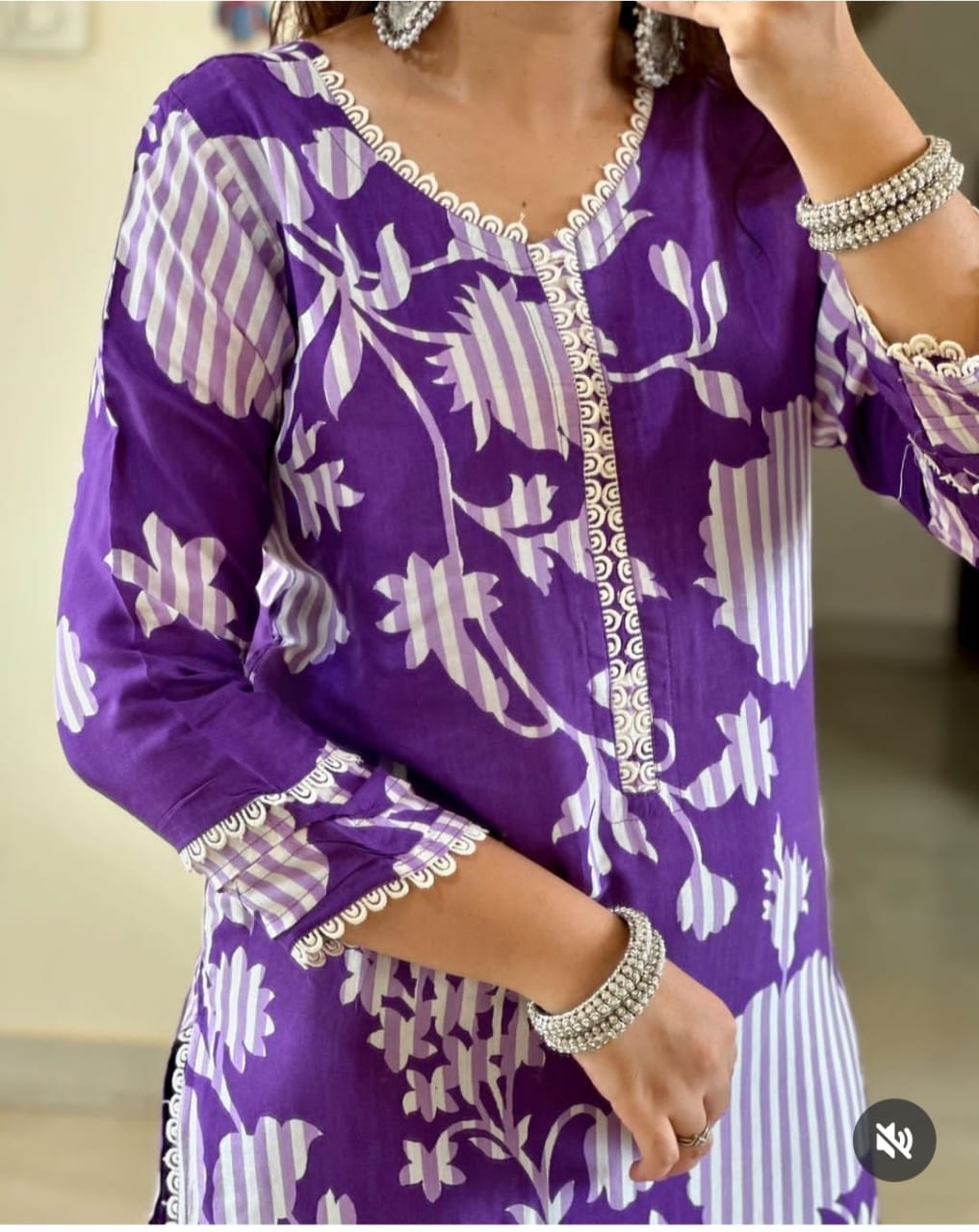 Palak ~ Purple Suit Set