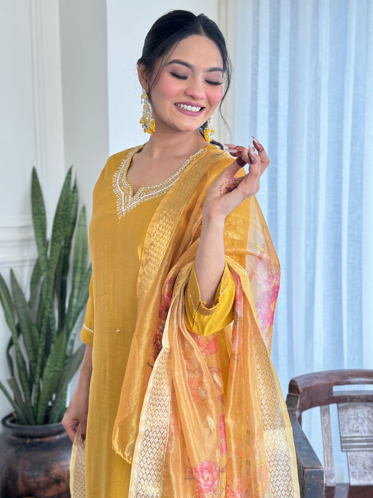 Tarini ~ Yellow Suit Set