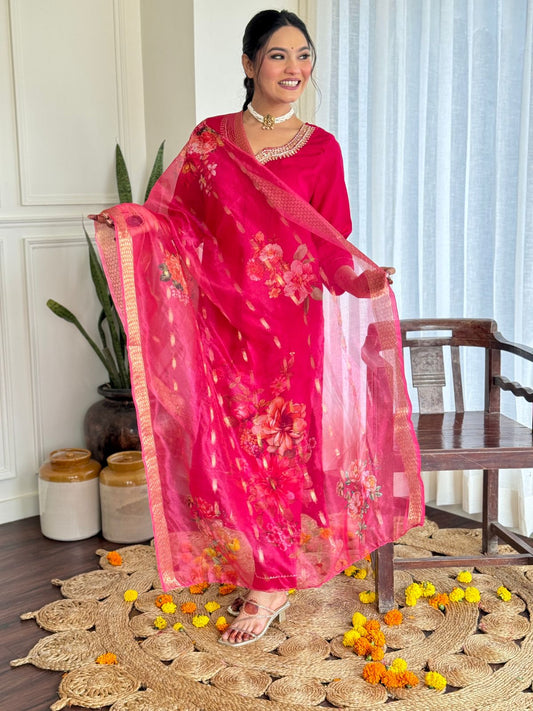 Pankhuri ~ Pink Suit Set