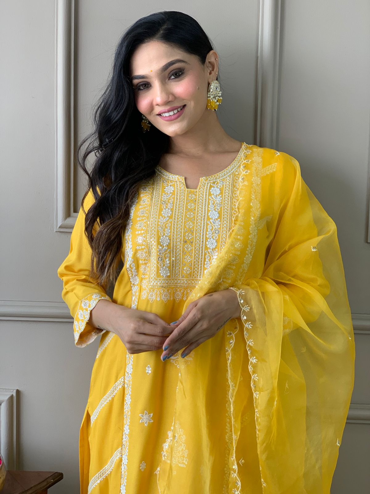 Samar ~ Yellow Kurti Set