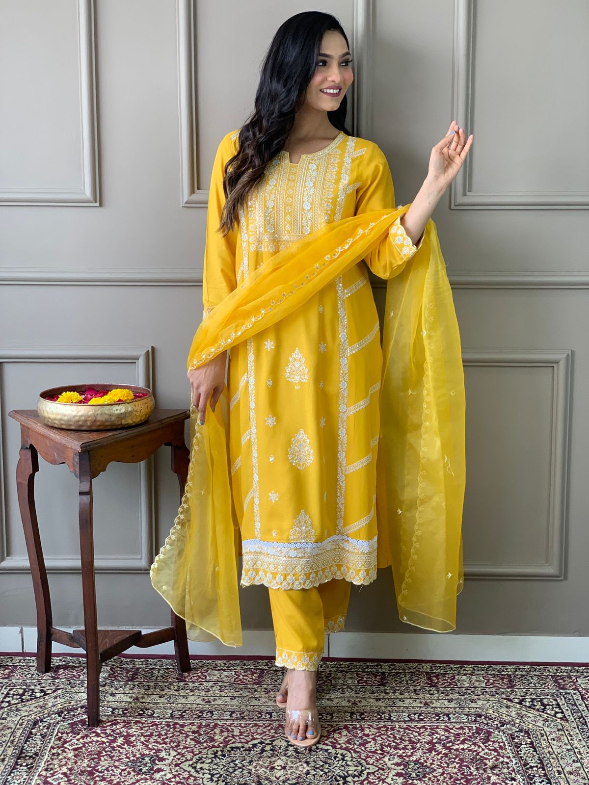 Samar ~ Yellow Kurti Set