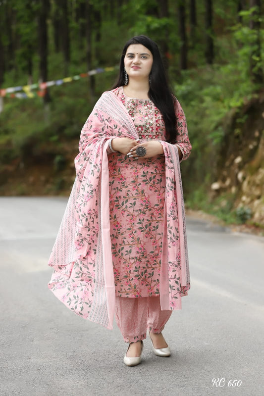 Nirvi ~ Floral Kurti Set