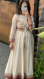 Load image into Gallery viewer, Chandani ~ Embroidered Anarkali Suit Set
