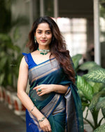 Load image into Gallery viewer, Peacock (Soft Art Silk Saree)
