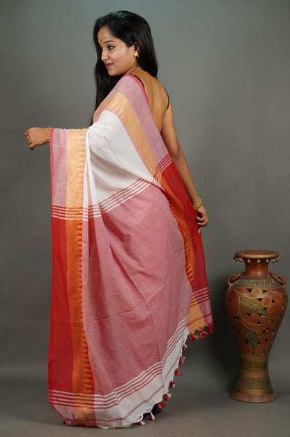 White Temple (Khadi Handloom Cotton)