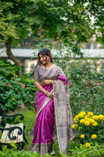 Load image into Gallery viewer, Taarini (Premium Tussar Silk)
