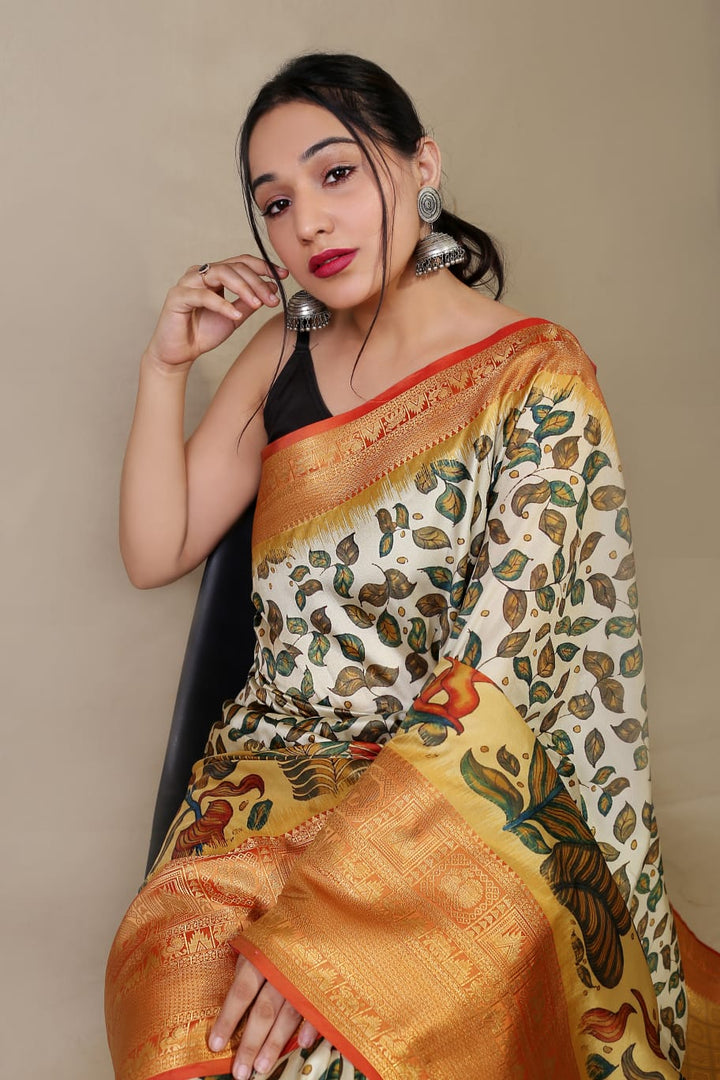 Kalamkari Beige