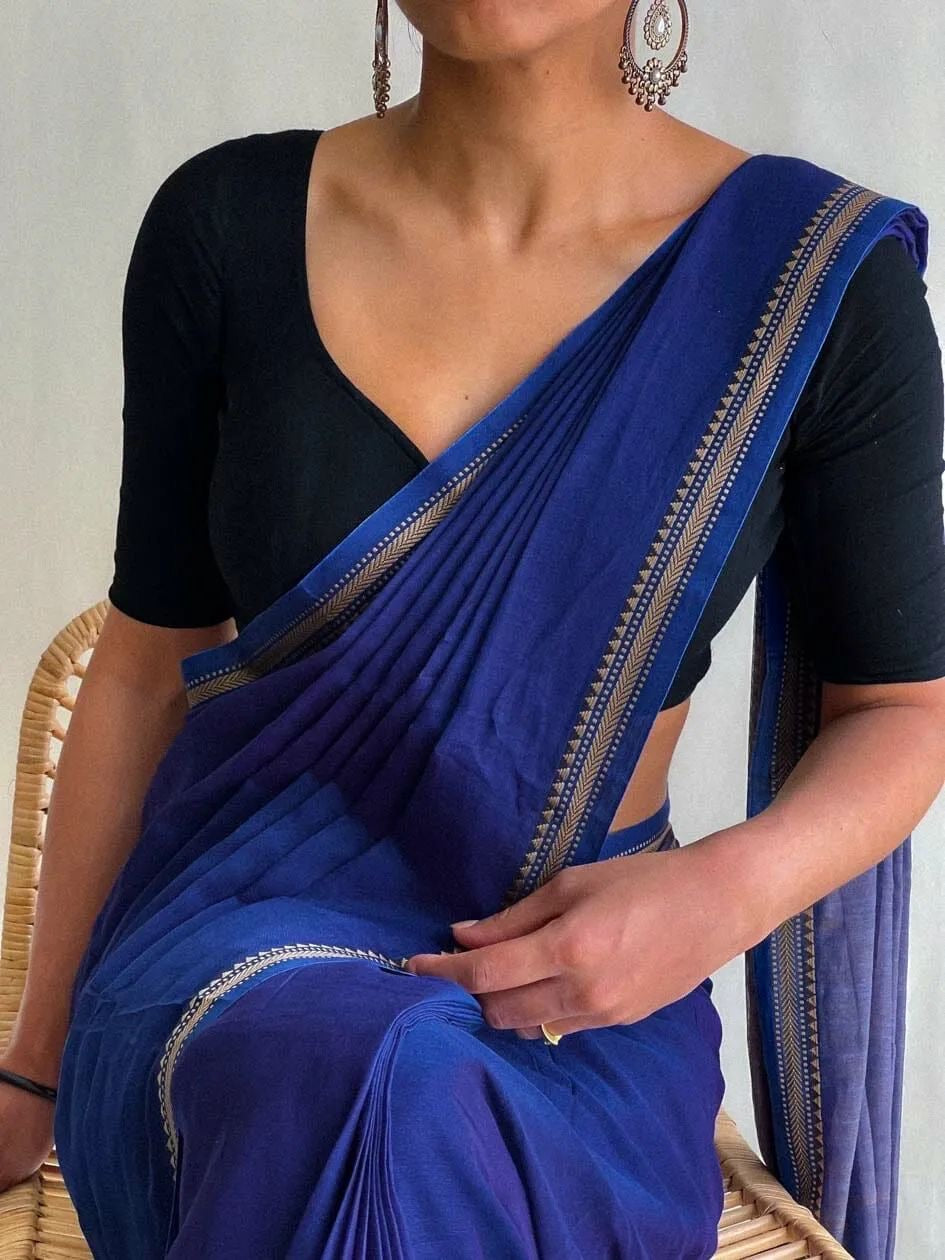 Royal Blue (Narayanpet Handloom Cotton)