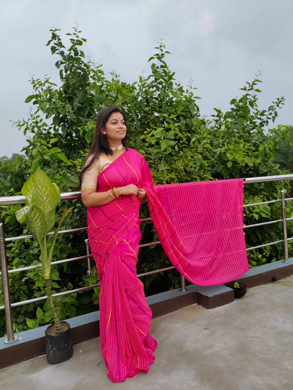 Pink Kantha