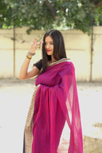 Load image into Gallery viewer, Pink Lady (Narayanpet Handloom Cotton)
