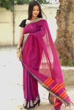 Load image into Gallery viewer, Pink Lady (Narayanpet Handloom Cotton)
