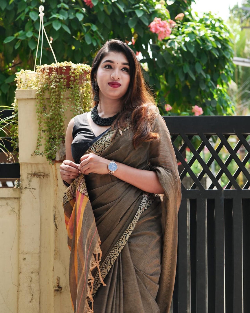 Brown Coffee (Narayanpet Handloom Cotton)