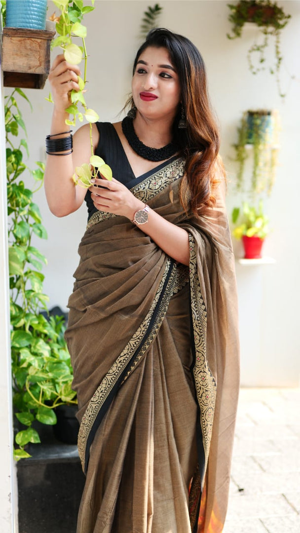 Brown Coffee (Narayanpet Handloom Cotton)