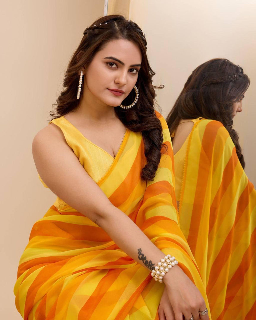 Mystique Mirage - (Premium 1 Minute Ready To Wear Saree)