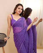 Load image into Gallery viewer, Scarlet - (Premium 1 Minute Ready To Wear Saree)
