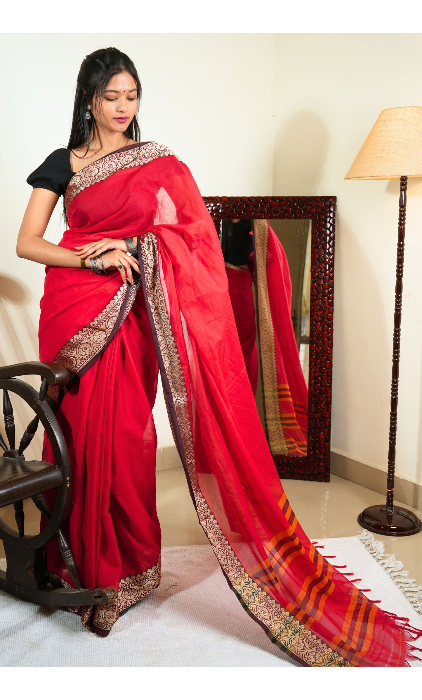 Red Apple (Narayanpet Handloom Cotton)